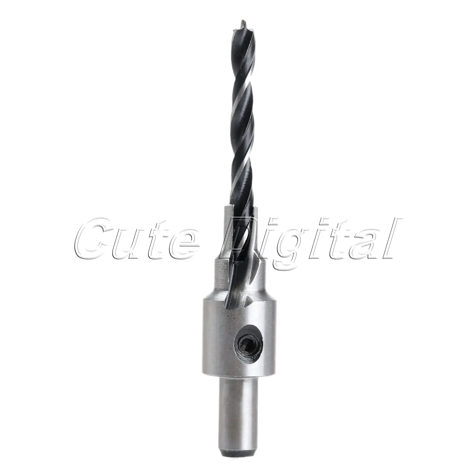 1pc 5-7mm passos de perfuração countersink 3 passo brocas conjunto reamer parafuso de madeira buraco viu madeira chanfro ferramentas elétricas 8mm haste