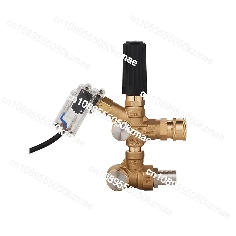 Suitable for brass pressure regulator, automatic cut-off pressure valve, 250bar, 3600 Psi
