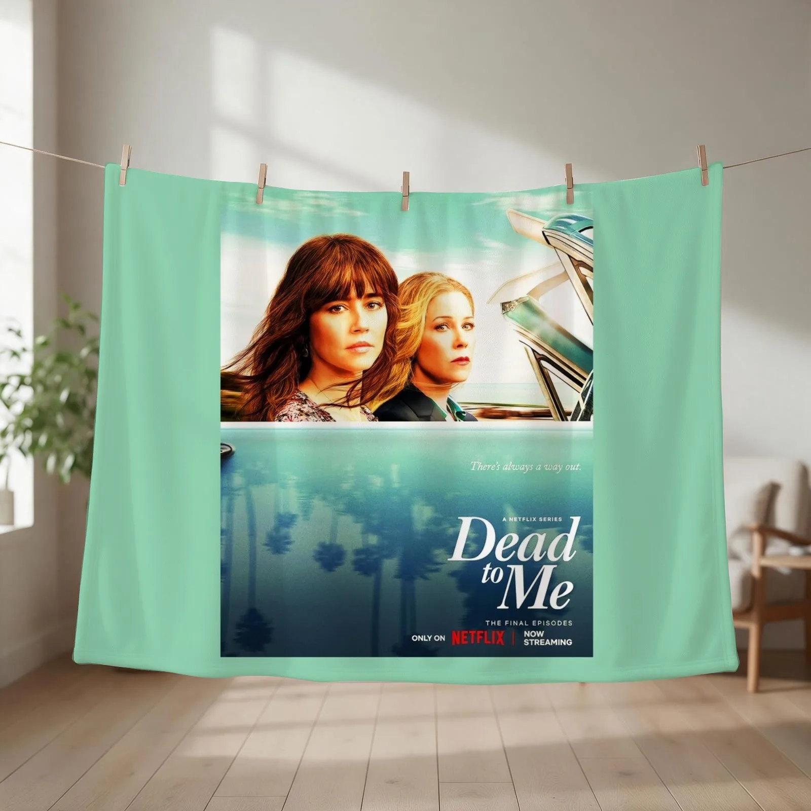 Dead to Me: There's Always a Way Out Promo Throw Blanket Quilt halloween Custom Picnic Blankets