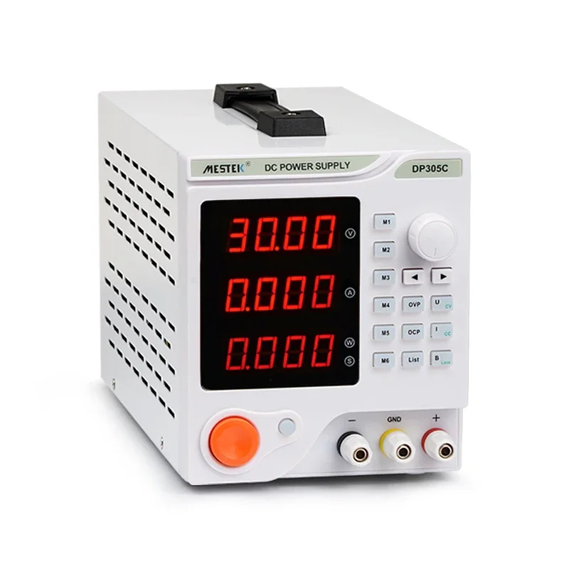 Regulated High-precision 4-Digit Display DC Power Supply With Automatic Temperature Control Design 30V 5A  DP305C