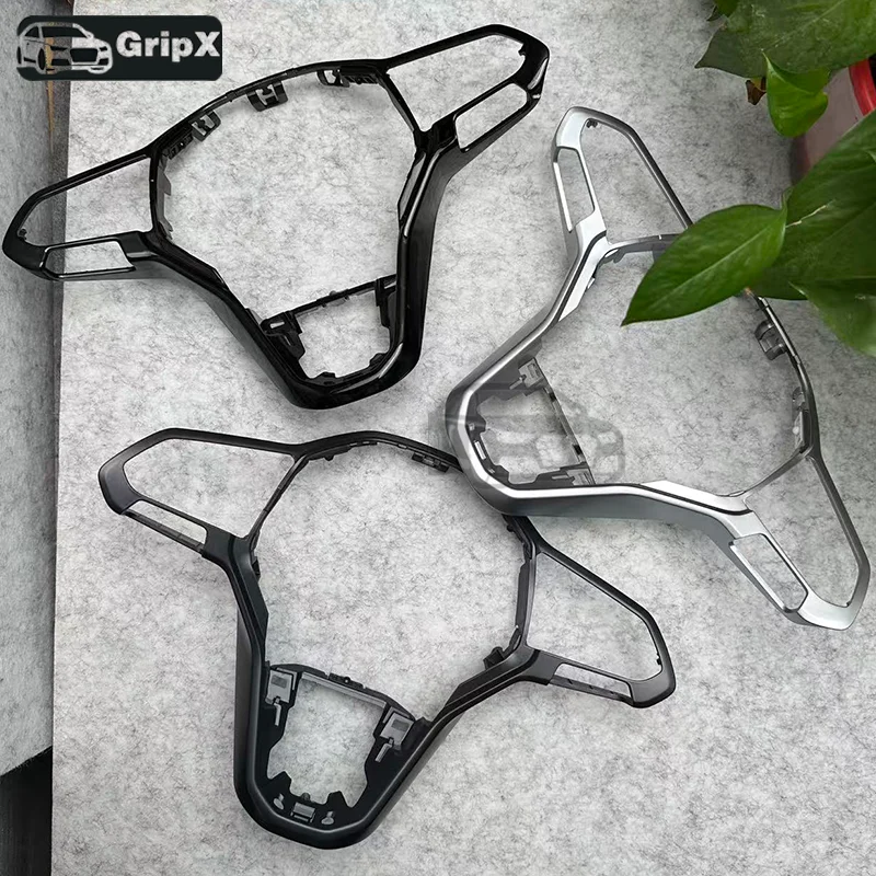 The steering wheel accessory frame， for Volkswagen Golf 8 GTI MK8 comes in three colors and is suitable for physical buttons