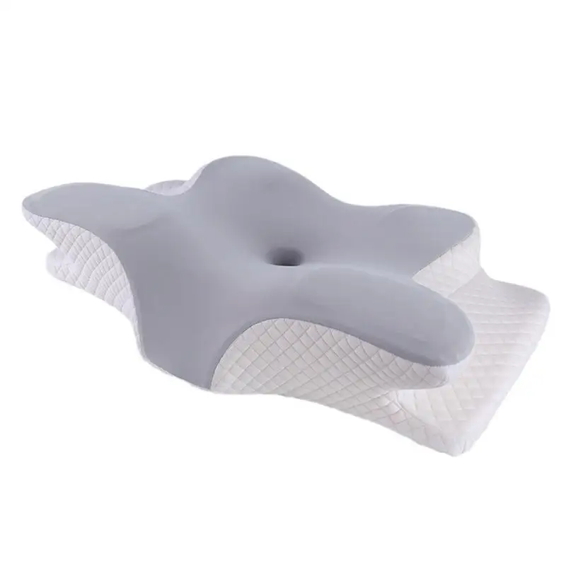 

Neck Pillow for Bed Breathable Sweat-Absorbent Cervical Pillow High-Density Sleeping Pillow Animal Shape Pillows for Cervical