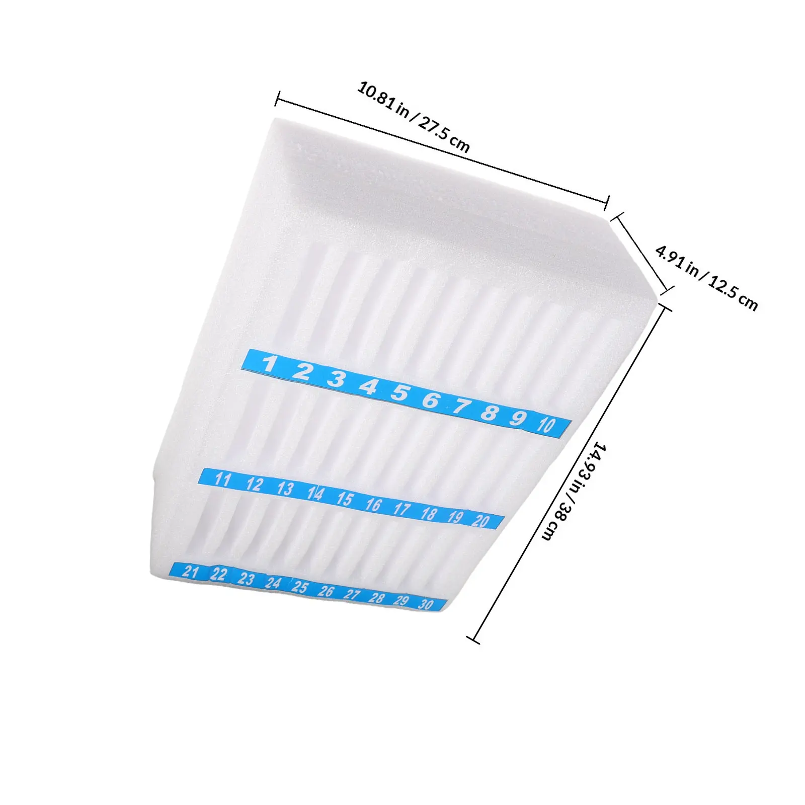 Desktop Phone Storage Box Multi Compartment Organizer for Classroom Office Glass Screen Protector Rack Makeup Small Items Cell