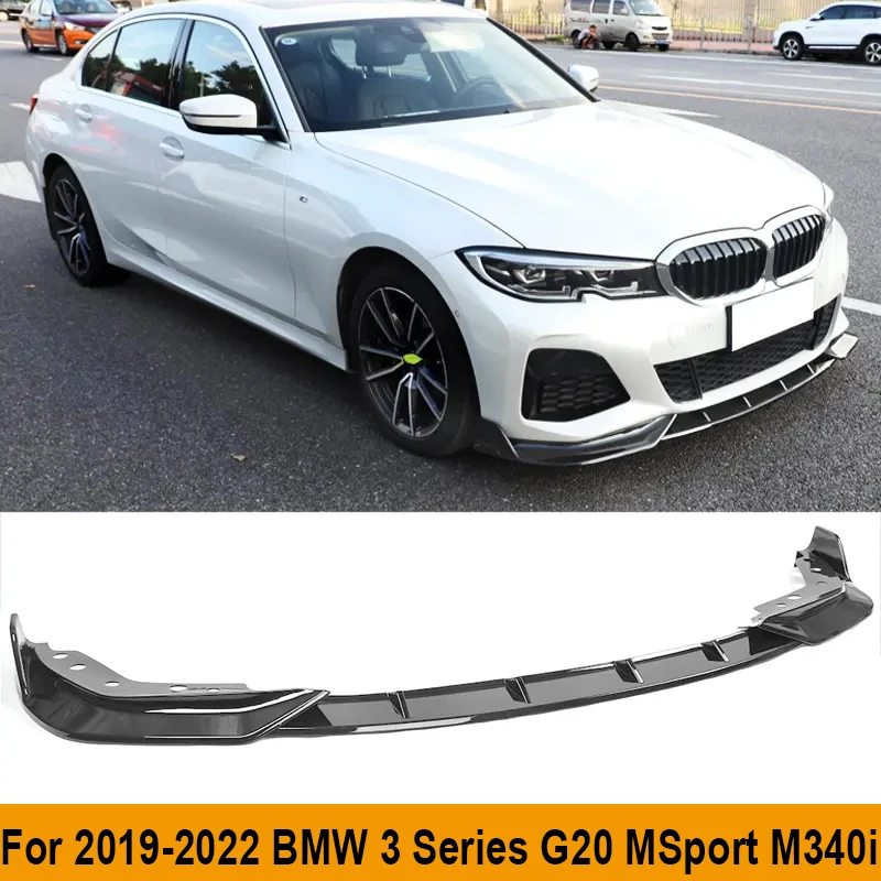 

Front Bumper Lip Side Splitter Spoiler Body Kit Deflector For BMW 3 Series G20 G28 M340i 2019 2020 2021 2022 Car Accessories