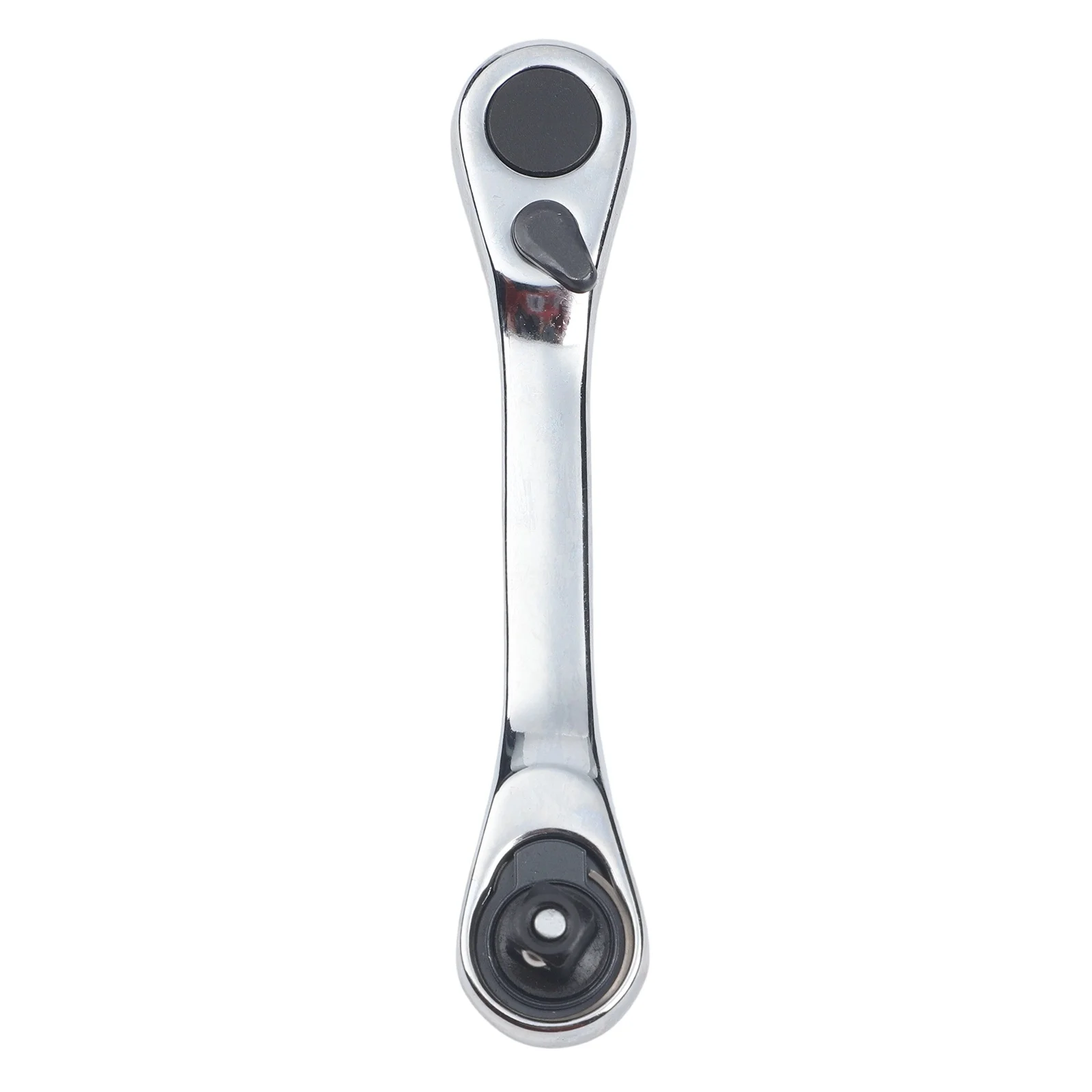 

72 Tooth Reversible Ratchet Wrench Double Ended with 1/4 Inch Interface for Mini Socket Sets and Hex Bit Tools