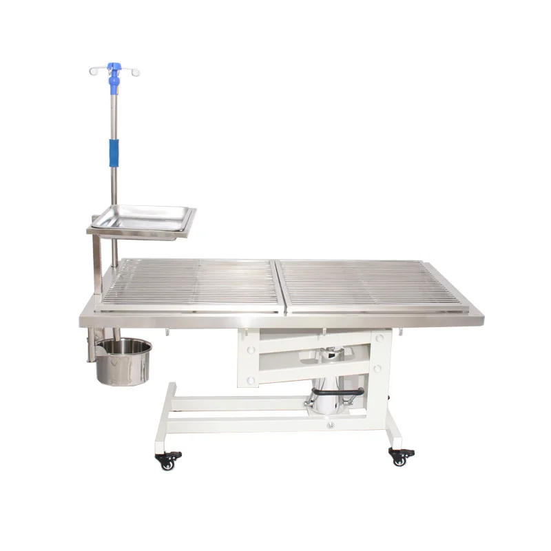 

304 Medical Stainless Steel Special Operating Table For Pet Or Vet Medical Treatment Operating Table For Veterinary