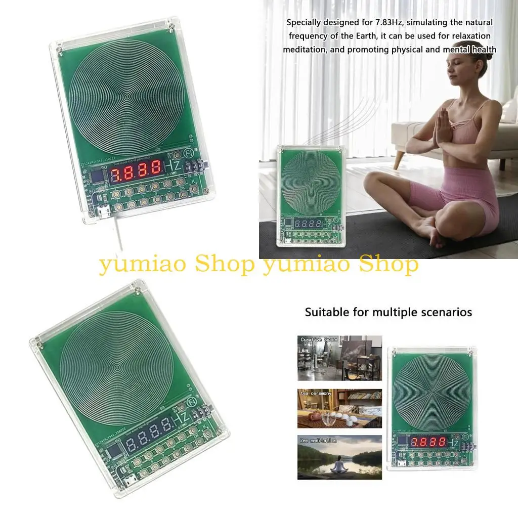 

587B Schumann Waves Generator Resonances Generator 7.83Hz High Stability Frequency Adjustable from 0.1HZ~99999HZ Ranges