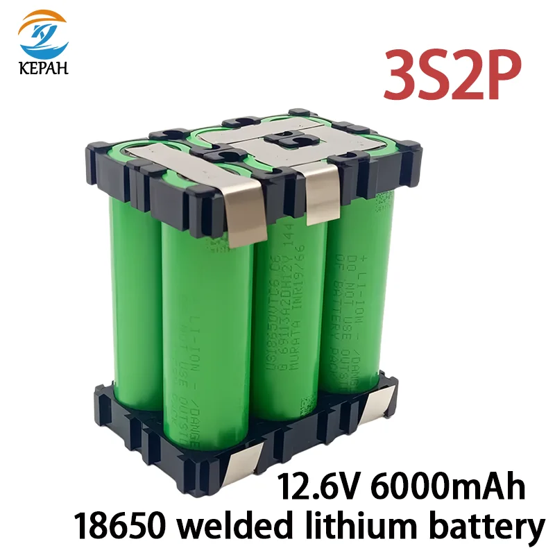 New 2S1P 3S2P 4S1P 4S2P 5S1P 5S2P 18650-VTC6 battery pack custom battery welding 3000mAh / 6000mah battery pack 7.4V to 25.2V