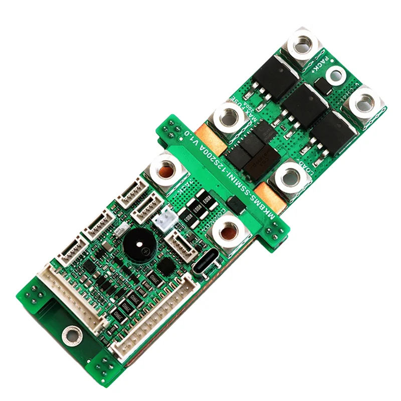 

12S 200A Плата защиты аккумулятора Интеллектуальная интегрированная плата с балансировкой для электрических скутеров Электрический велосипед-ABQA