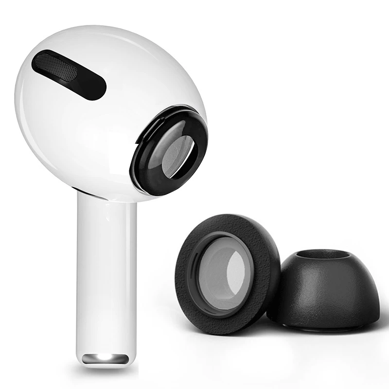 Auriculares de espuma viscoelástica para Apple AirPods Pro, reemplazo de aislamiento de ruido, cubierta protectora