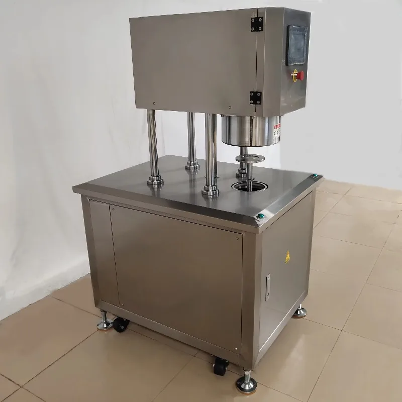 

Leadworld Semi-Automatic Vacuum Nitrogen Filling Sealing Machine for Tuna Cans Beverage Barrel Paper Film Engine Bearing