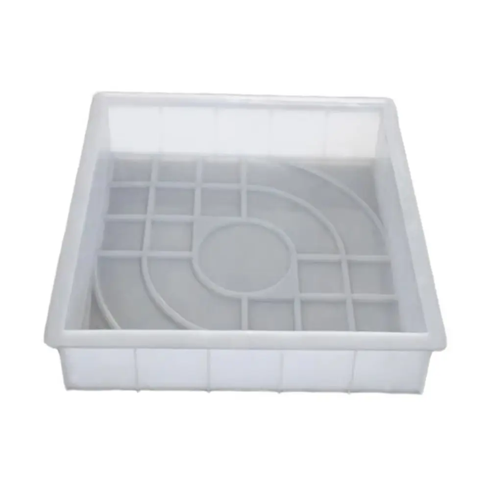 1Pcs Square Shaped Paving Brick Mould Plastic Reusable Stepping Stone Paver DIY Concrete Path Maker Mold