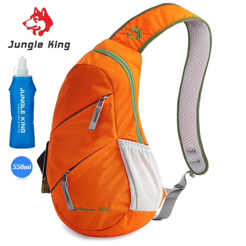 JUNGLEKING CY2328 Marathon Jogging Cycling Running Hydration Belt Chest Bag Pouch Fanny Pack Phone Holder for 550ml Water Bottle