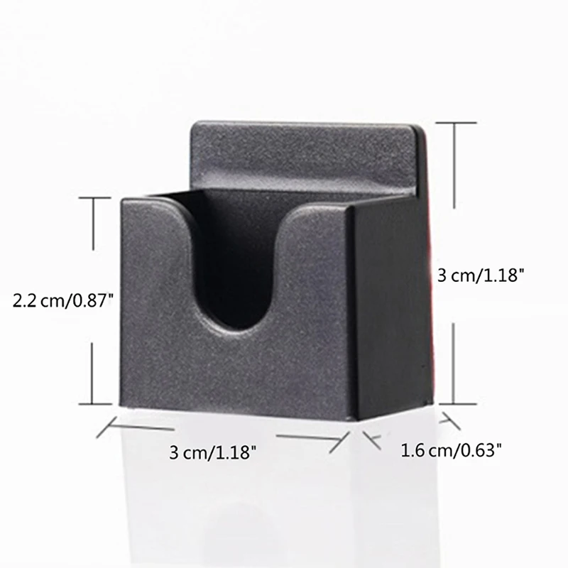 Держатель для раций 3 в 1, настенное крепление, зажим из АБС-пластика, клейкая задняя стойка, простая установка, удерживающая рации, подставка для устройства