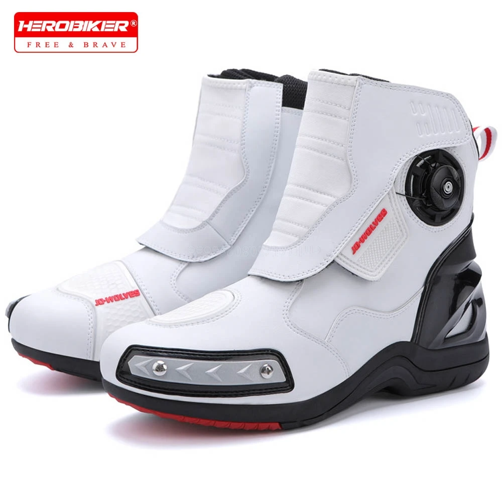 

Motorcycle Boots Men Waterproof Riding High-top Off-road Reflective Breathable Comfortable High Quality Wear-resistant Boot