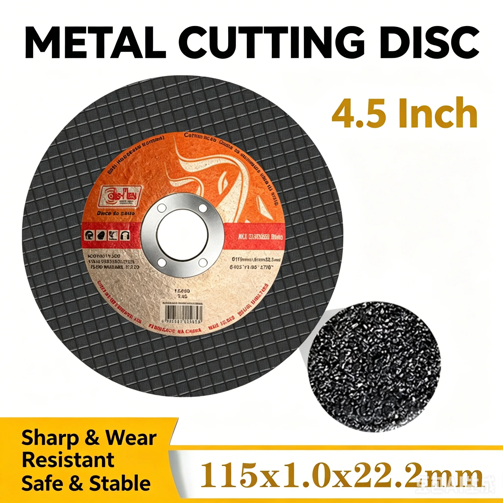 Angle Grinder Flap Disc Set - แผ่นตัดโลหะบางพิเศษ ขนาด 4.5 นิ้ว หนา 1