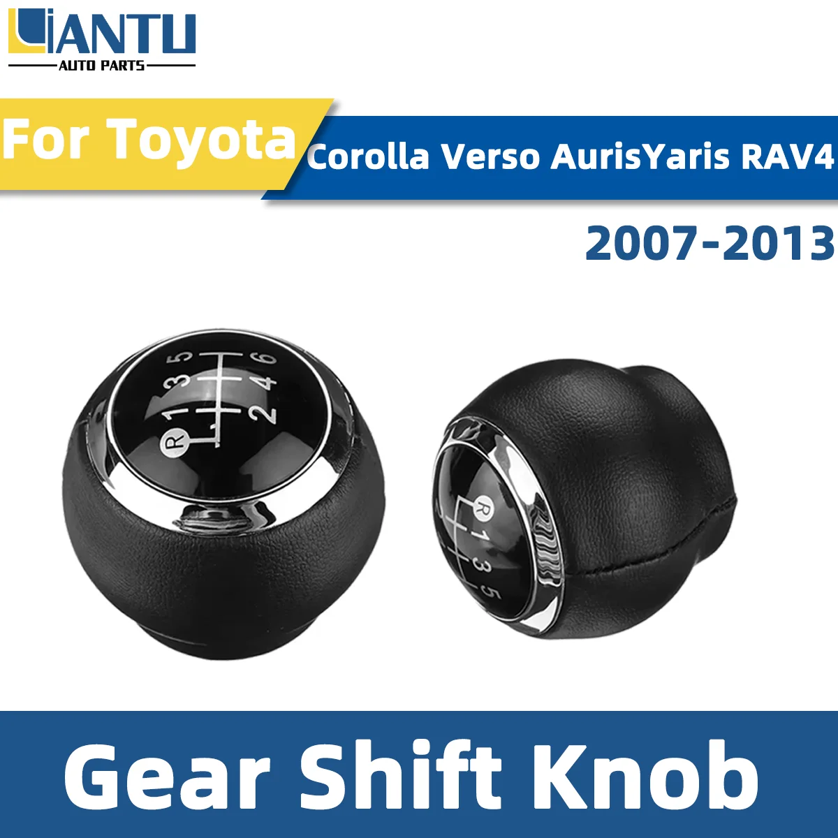 

Auto Gear Shift Knob Handball 5/6 Speed Replacement for Toyota Corolla RAV4 Yaris Auris Verso 2007-2013 Shifter Lever