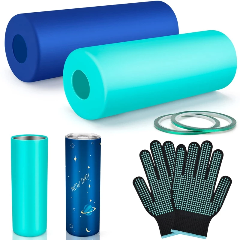 Sublimation Tumblers Sleeve For 20 Oz, Sublimation Tumbler Silicone Bands Sleeve Kit, For Sublimation Tumbler Heat Press