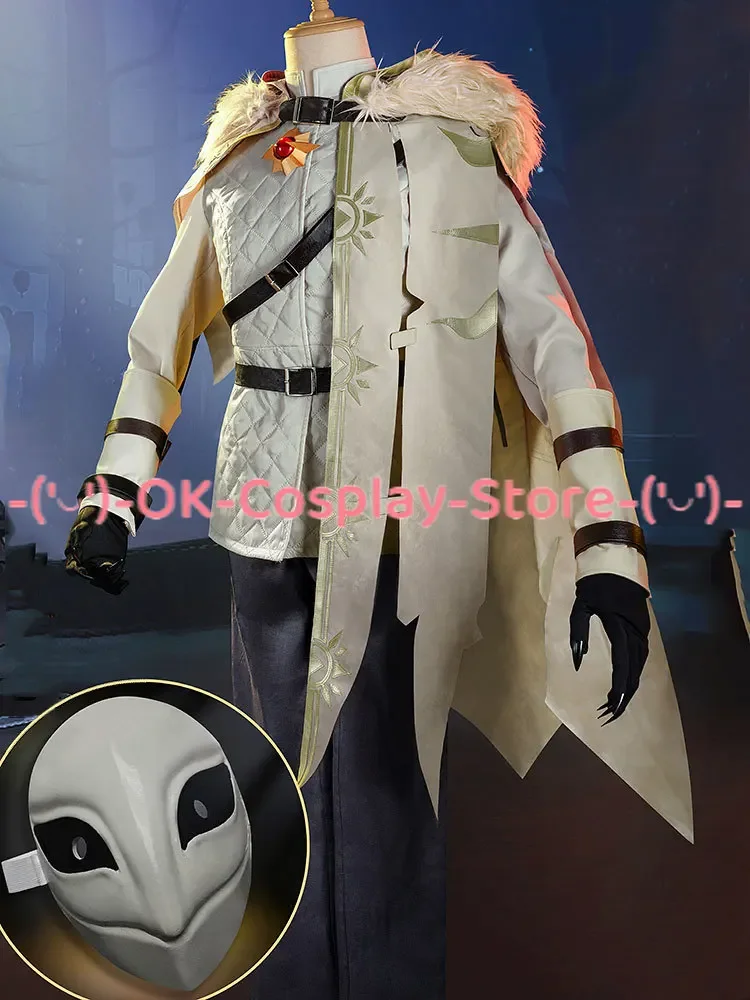 Game Identity V Night Keeper Ithaqua Cosplay Costume Fancy Party Suit With Cloak Halloween Carnival Uniforms Custom Made