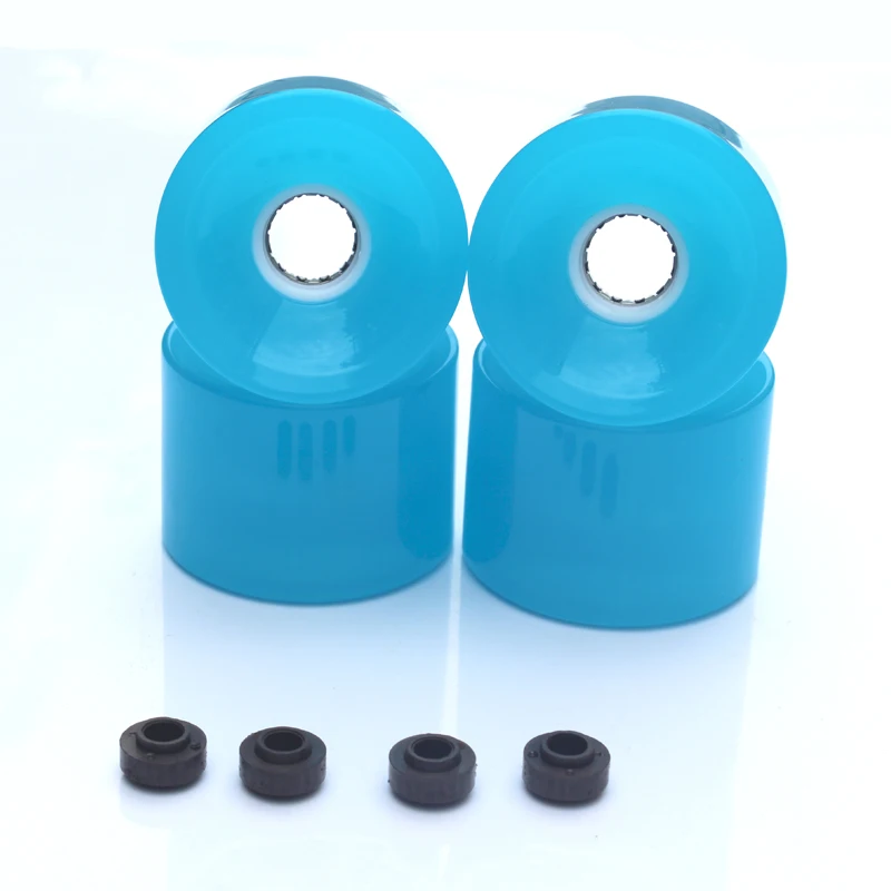 4 stücke LED weiß licht 70X51 smog Räder 78A für Surfbrett Longboard Räder