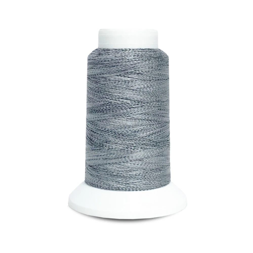 

Poolin Polyester Spools Reflective Nylon Sewing Embroidery Thread Roll for Hat Clothes Artcraft Making (Gray, 1200m)