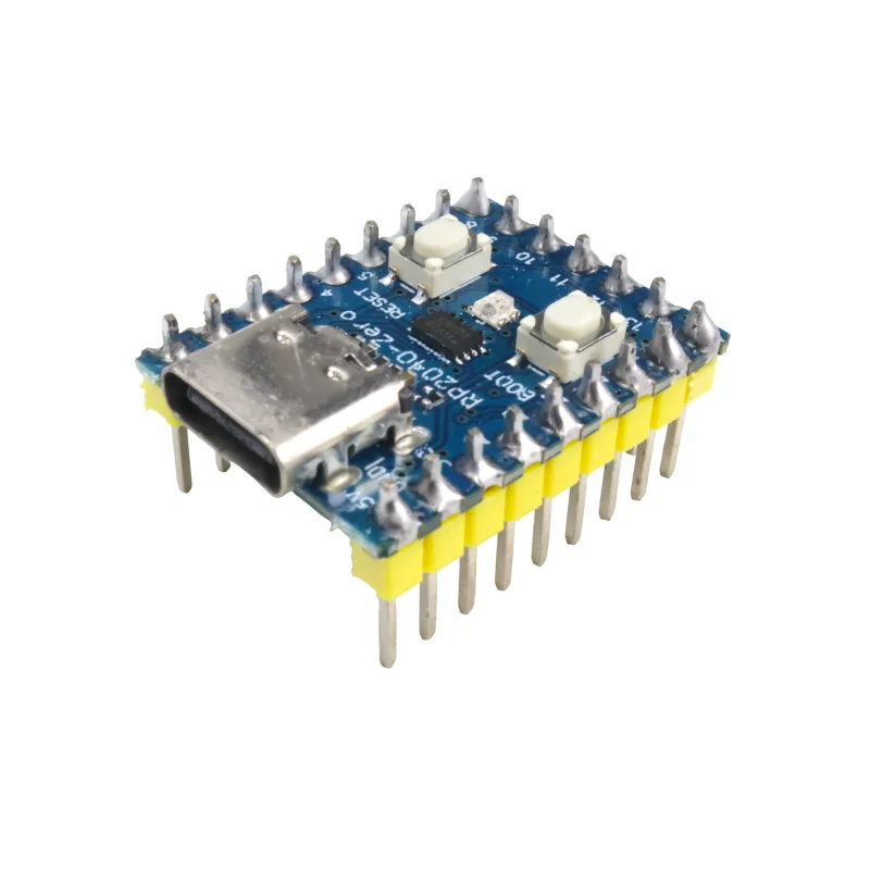 RP2040-Zero Core Board Raspberry Pi RP2040 Dual-Core 133MHz 2MB Flash Stamp Hole Module Compatible with Pico Programming