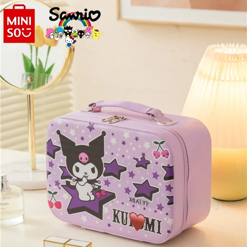 MINISO Sanrio Nieuwe make-uptas Modieuze hoogwaardige waterdichte opbergtas Cartoon grote capaciteit make-up artiest opbergtas