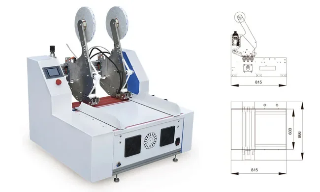 Double Sided Automatic r Adhesive Tape Carton Box Sealing Applications Machine