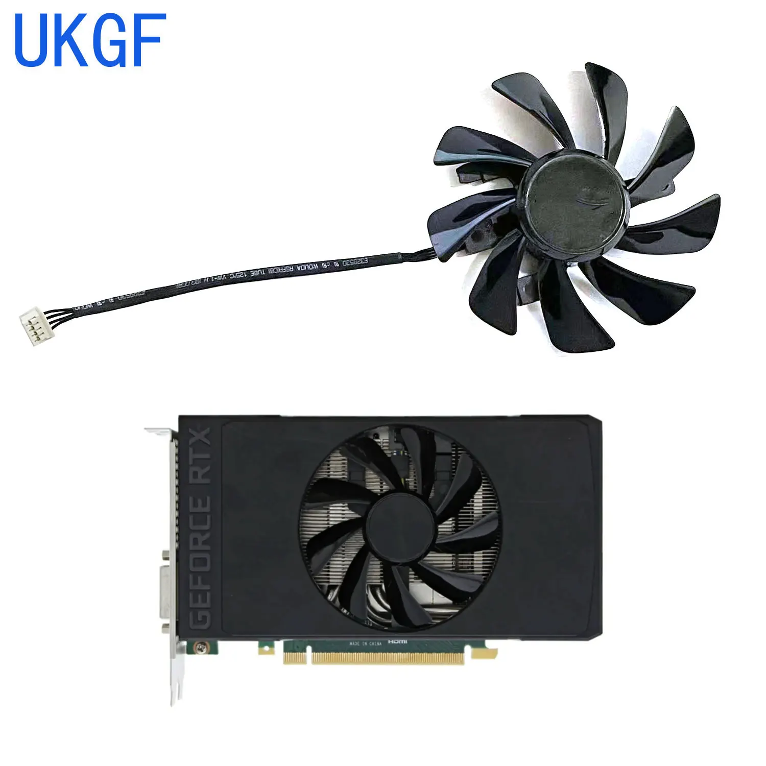 New for Dell RTX2060 2060Super 8GB GDDR6 OEM OC graphics card replacement fan T129215SU