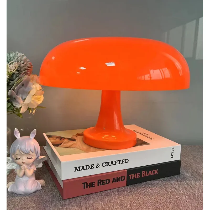 Moderna decoração de casa estilo cogumelo arte clássico cogumelo candeeiro mesa quarto cabeceira mostrar lâmpada ler ao ar livre luz viagem