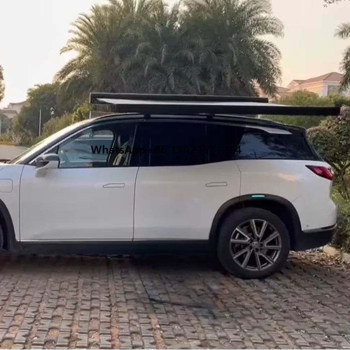 Elektrischer einziehbarer Wohnmobil-Sonnenschutz für Autos, Wohnmobile, Anhänger und Transporter – PVC-Markise für besseren Schatten und Schutz