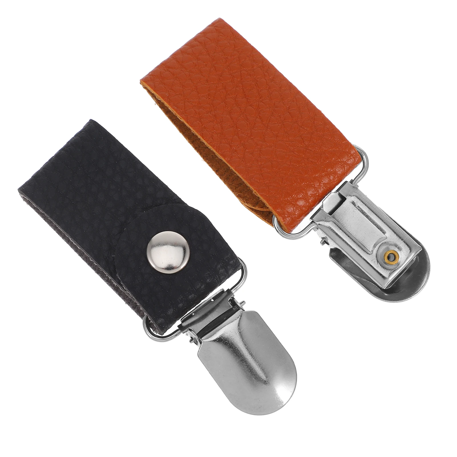 

2 Pcs Hat Clips for Travel Lightweight Portable Cap Holder Baseball Bag Hooks Duckbill PU Reliable Material