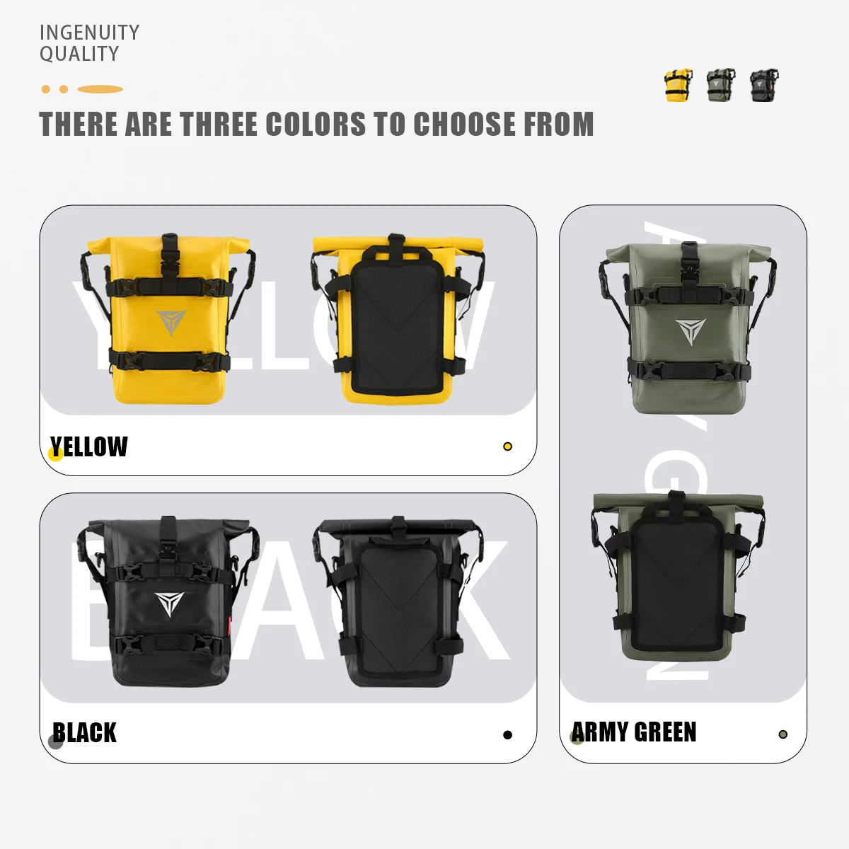 Motorfiets voorbumper tas Achtertas Motor Zijtas 8L Volledig Waterdichte Moto Zadel Fietstas Professionele Motor Accessorie