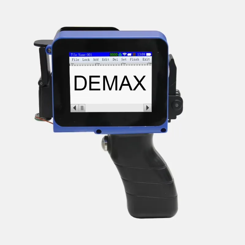 Multilingual Mini Handheld Inkjet Printer, Portable Coding Device for Barcode, Label, Code and Logo Marking