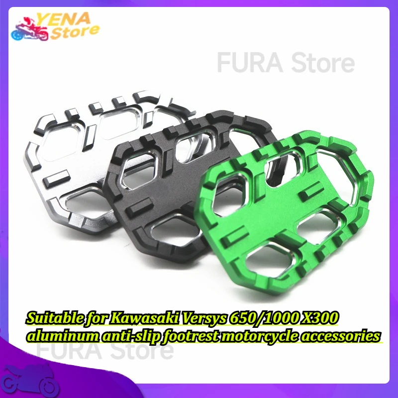 

Motorcycle footrests suitable for Kawasaki Versys 650/1000 X300 aluminum anti-slip footrest motorcycle accessories