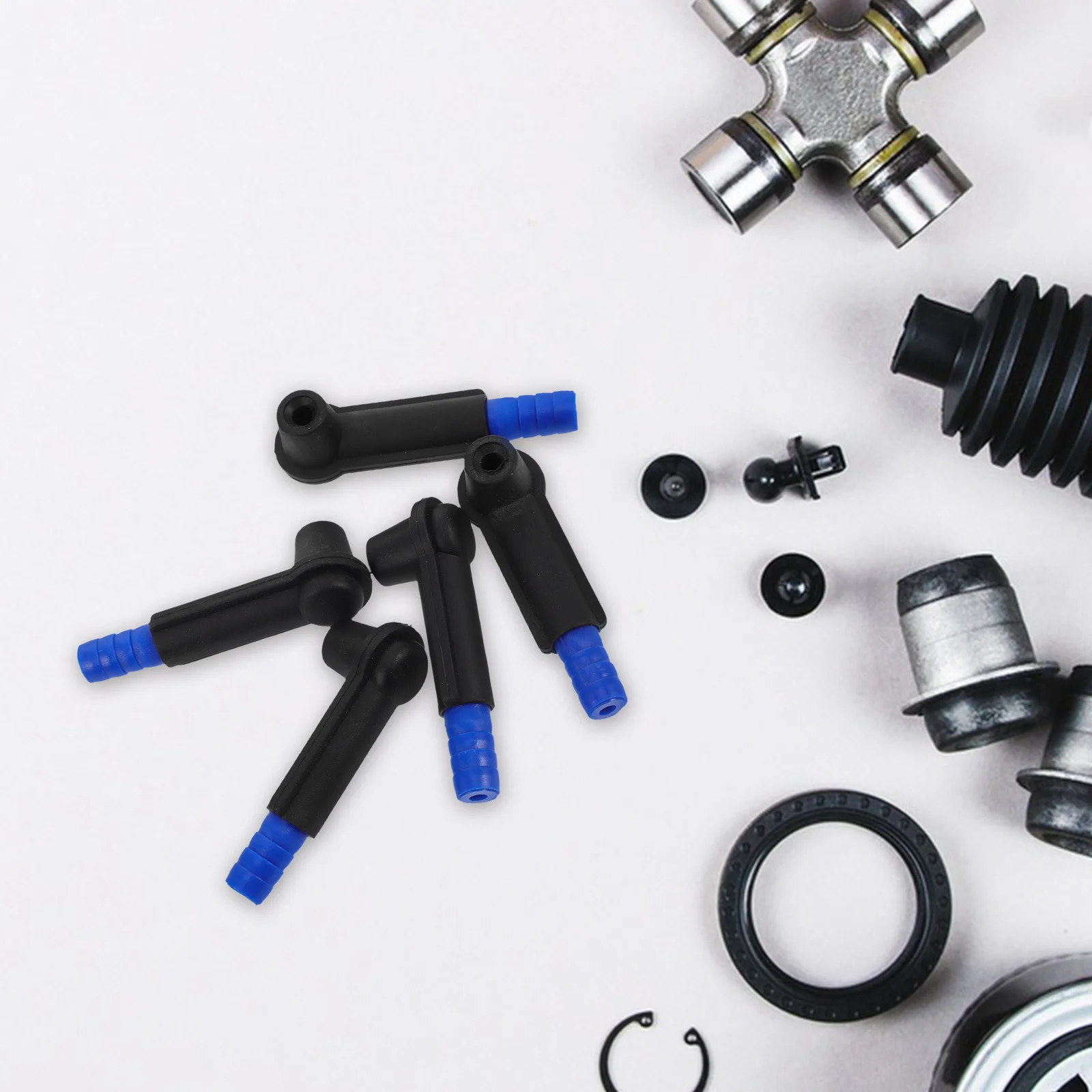 

5Pcs Brake Oil Changer Connector Tool Set for Cars Professional Design Easy Operation Durable Construction Brake Bleeder Adapter