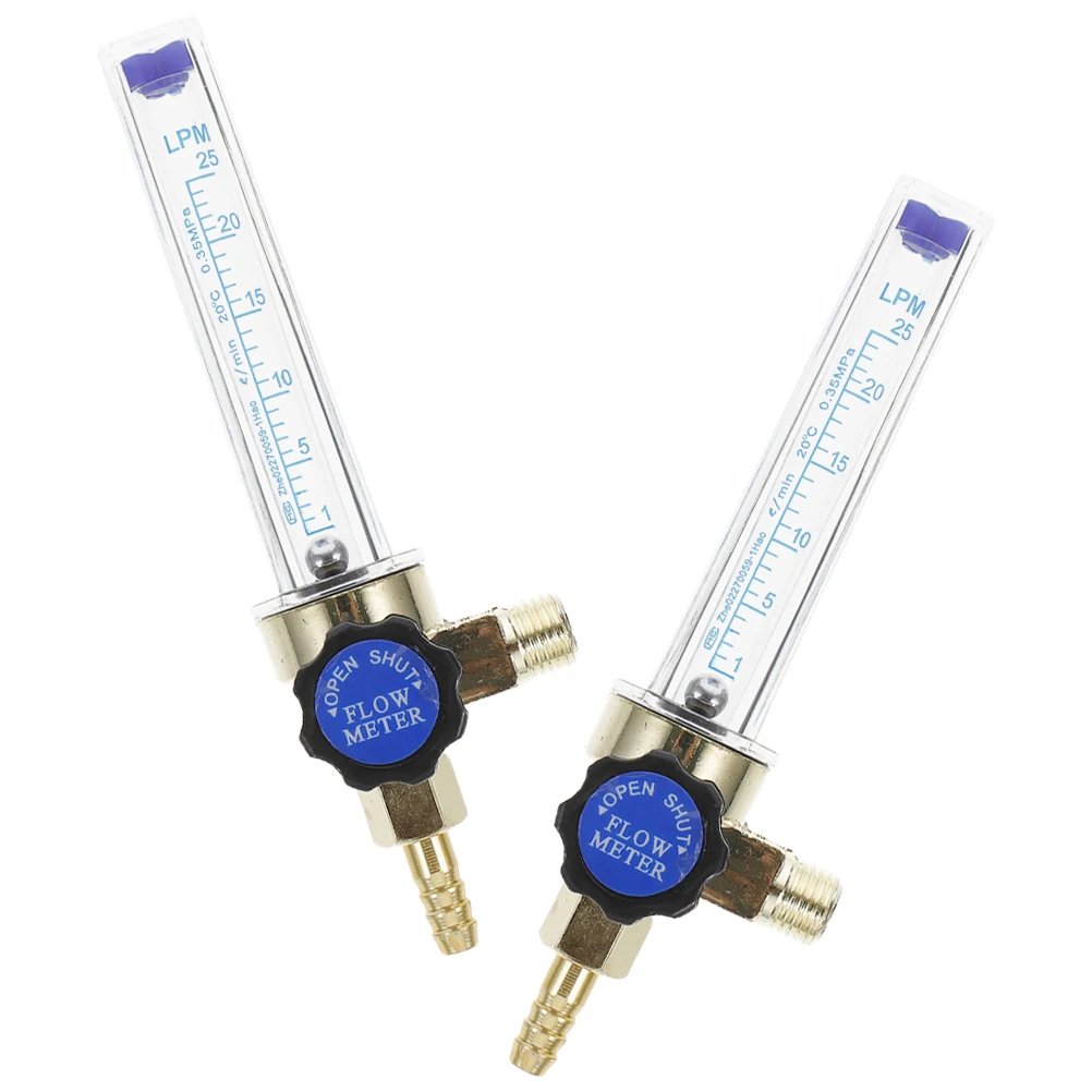 

2 pcs Regulator CarbonDioxide Argon HighPrecision MeasurementTool Meter Tube Handheld Indicator