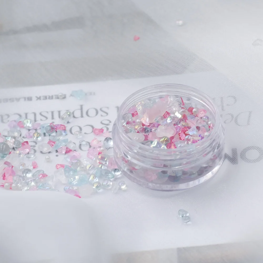 DIY Seashell Resin Gems Irregu - огляд і ціна Embellishment Glue Craft