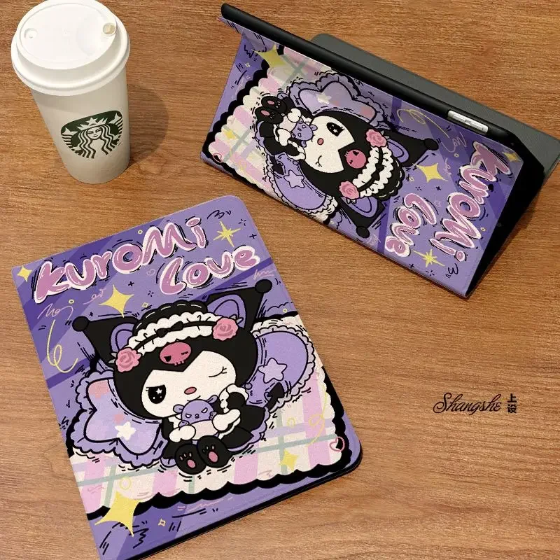 

Милый мультяшный чехол Kuromi для Xiaomi Mi Pad 5 6 6S 7 Pro Redmi Pad SE Pad Pro 12,1-дюймовый силиконовый чехол для планшета с защитой от падения