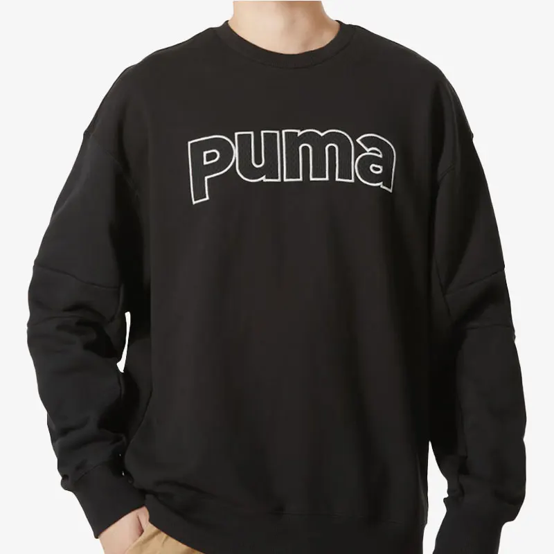 

Puma, новинка 2023, мужской спортивный повседневный уличный пуловер с круглым вырезом 623427-01