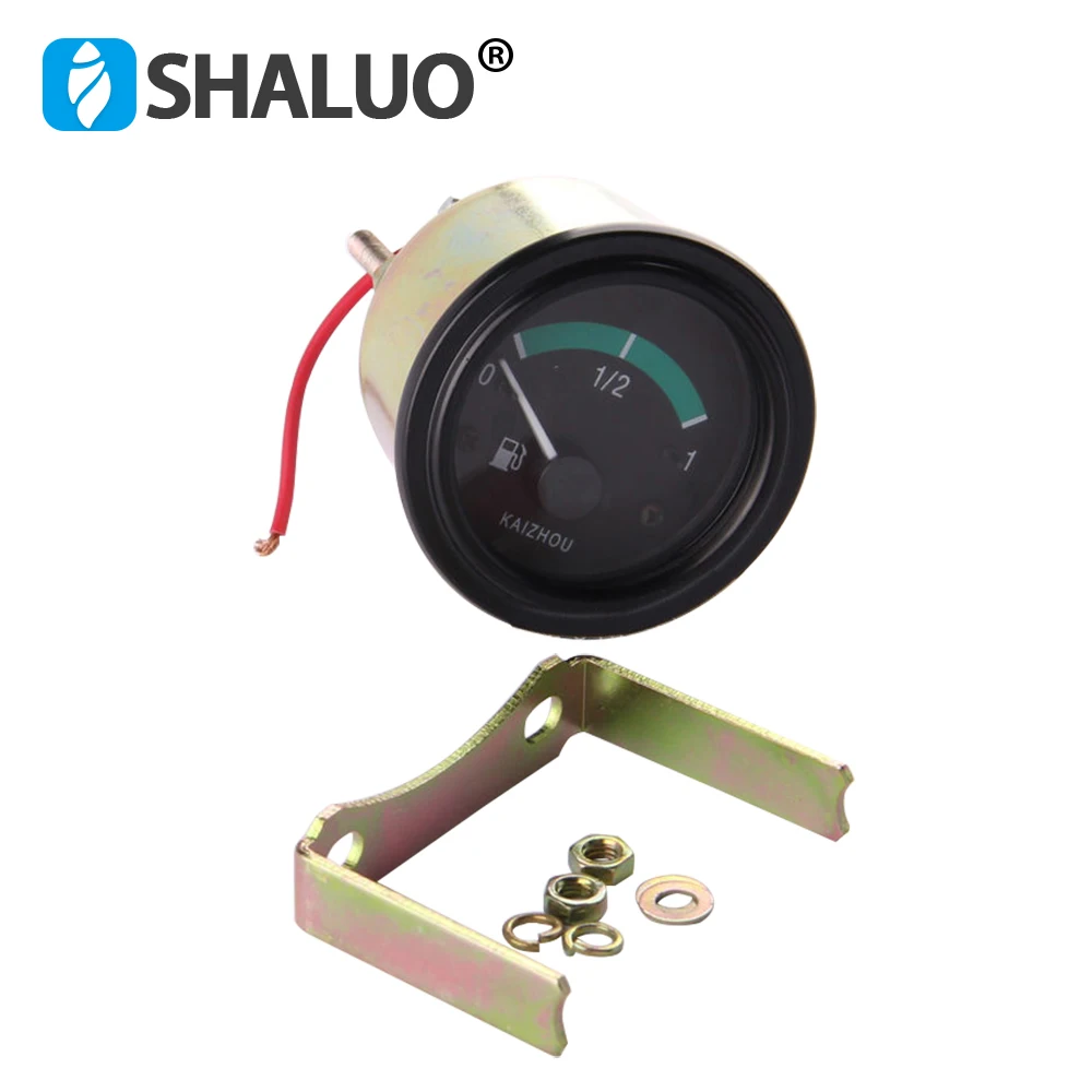 DC12V 24V Diesel Generator Fuel Level Gauge Llight 55MM Size Match With liquid float Oil Level Sensor