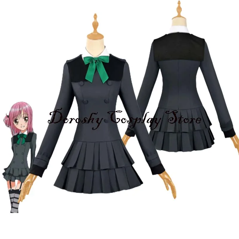 

Игра Shugo Chara Hinamori Amu, аниме, карнавальный костюм, униформа, очаровательное праздничное платье на Хэллоуин, школьная форма JK, повседневная одежда