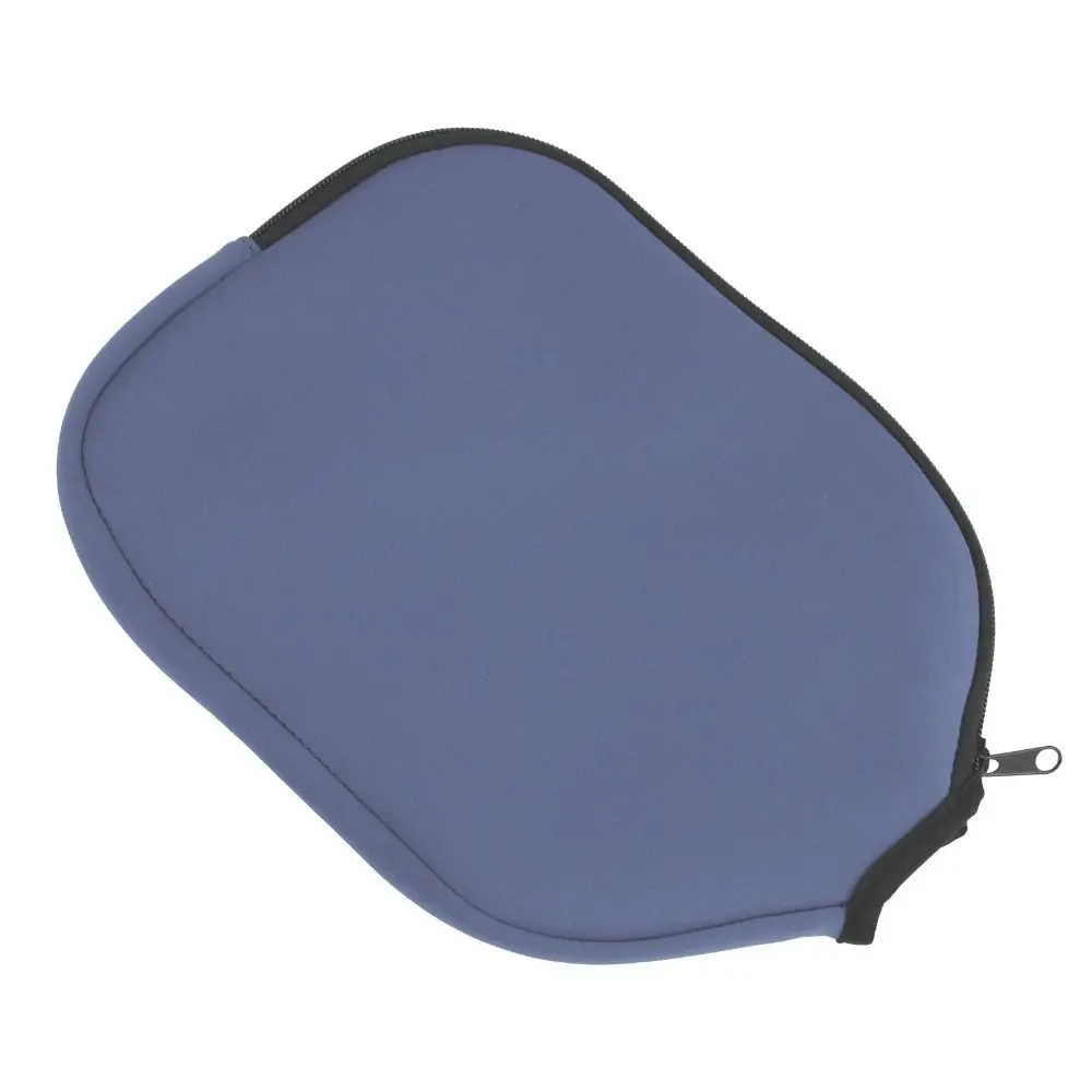 Capa de neoprene para remo de pickleball, à prova d'água, design com zíper, bolsa de armazenamento, manga de raquete, absorvente de choque