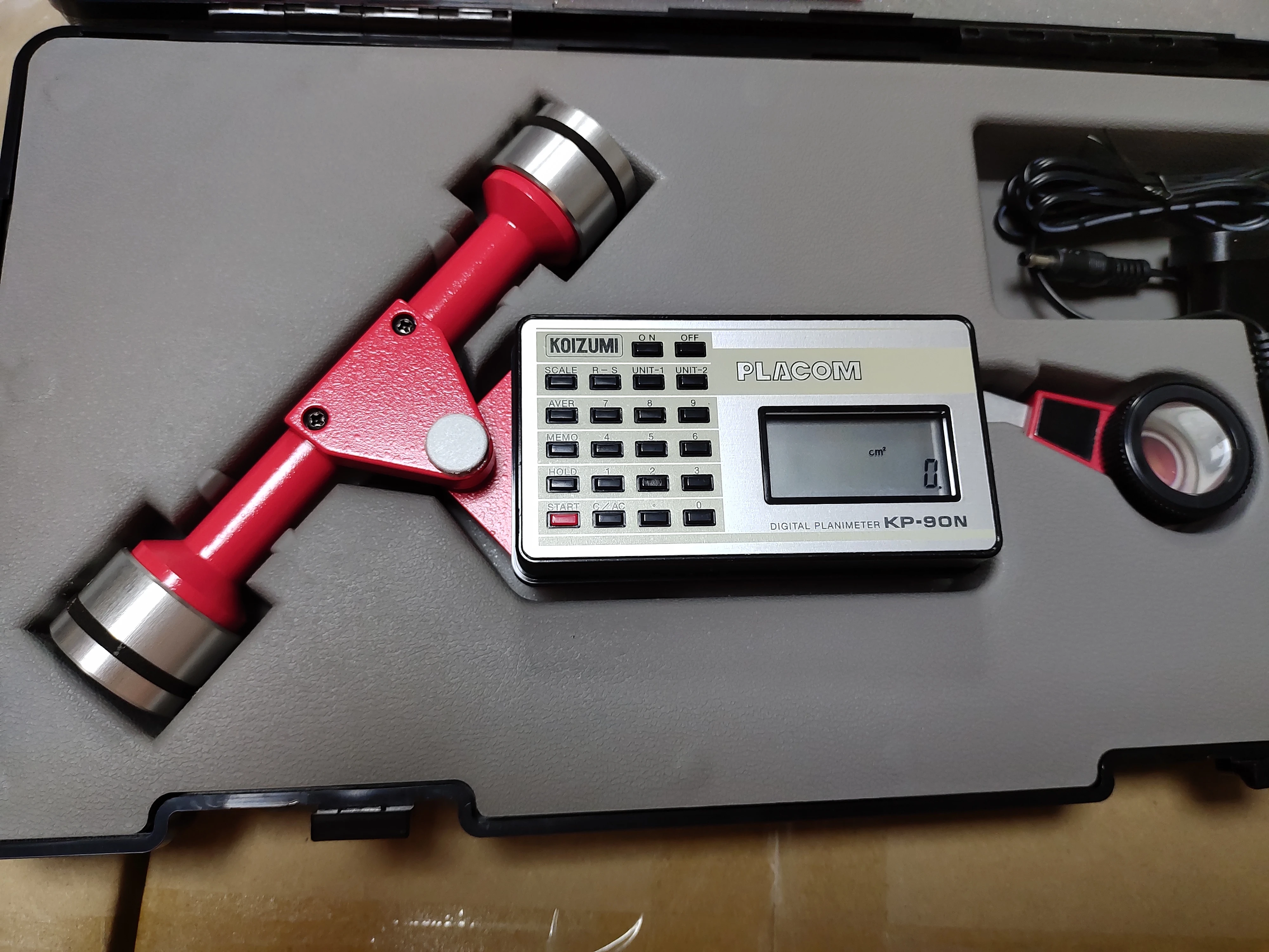 Japan KOIZUMI KP90N Geographic Width Area Measuring Electronic Digital Planimeter