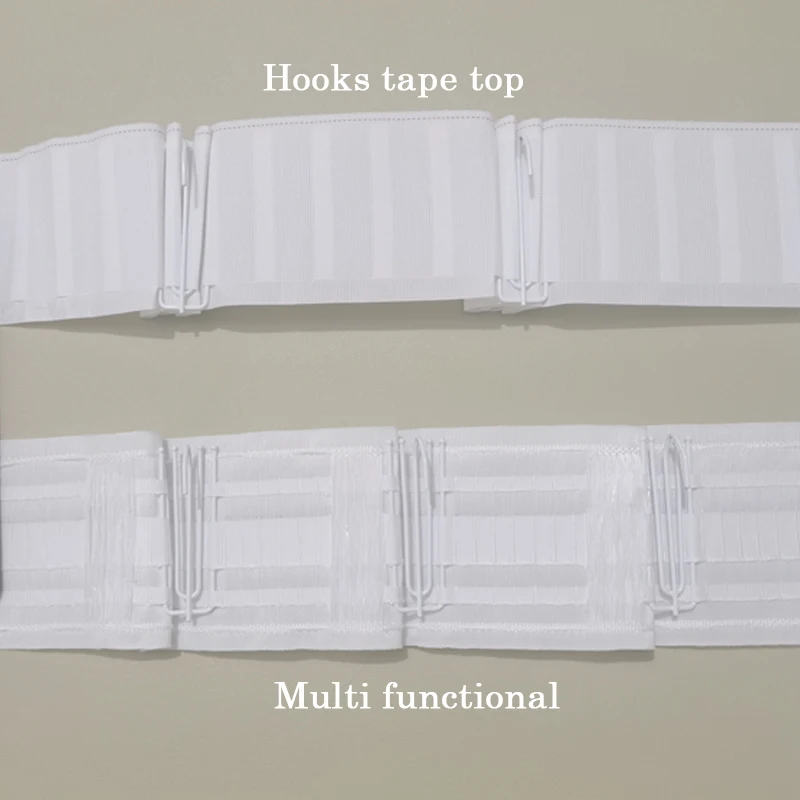 Asazal High Quality Four Prongs Fork Hooks S Plastic Hook For Curtain Rails Accessories Clamp Tracks Tulle Tape Clips Pin Drapes - view 4