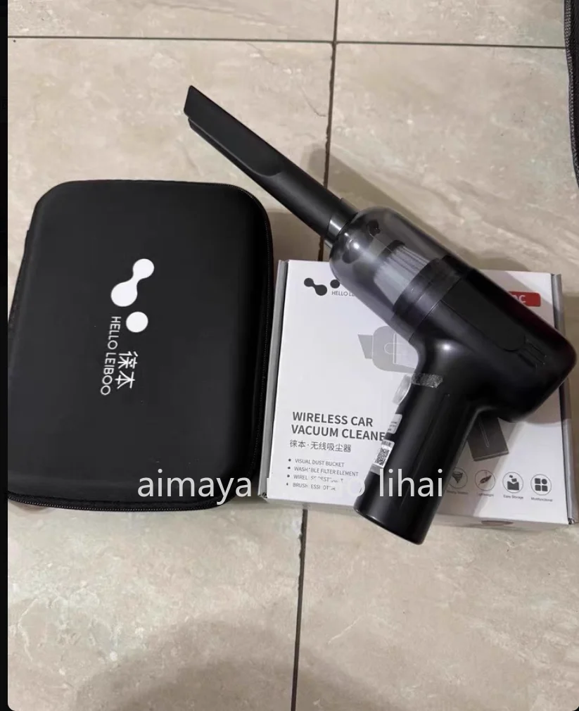 Car vacuum cleaner Car wireless charging Dual-purpose household small mini handheld  High power in the