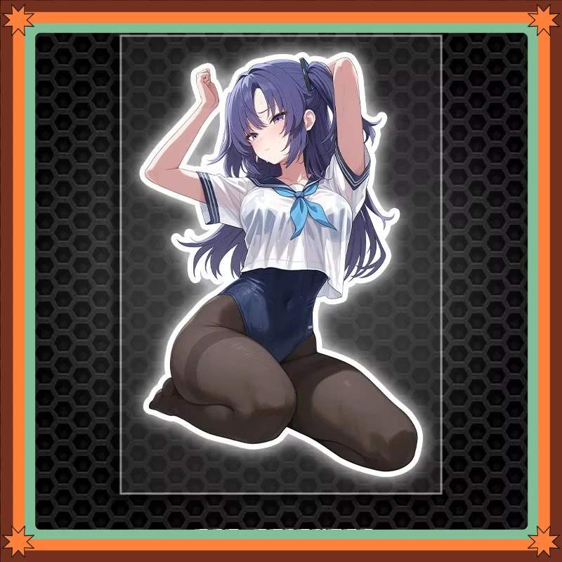 Anime Vinyl Sticker Waterproof Decal Scratch Cover for Car Body Motorcycle Helmet Itasha Decor