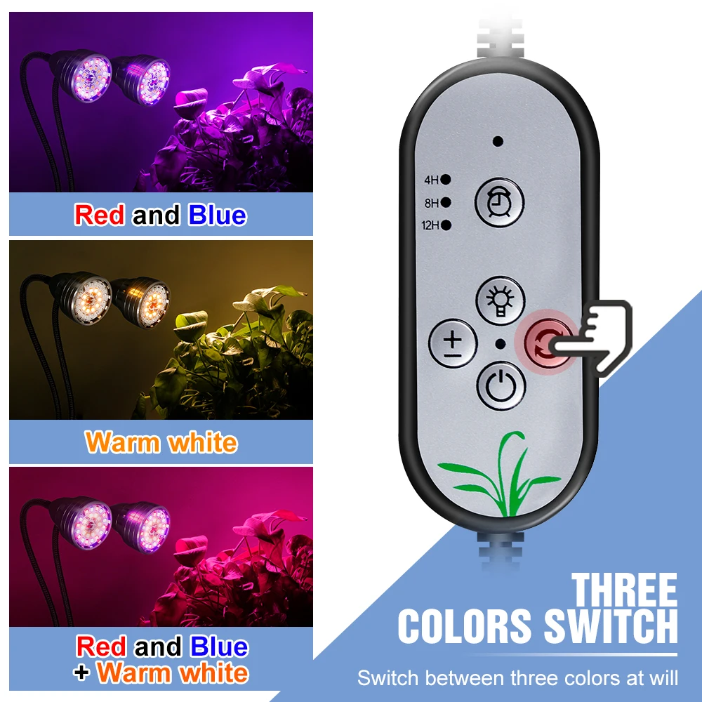 USB LED Grow Light Full Spectrum Phytolamp For Plants Flower Seeds Indoor Hydroponics Cultivation Light Dimmable LED Phyto Lamp