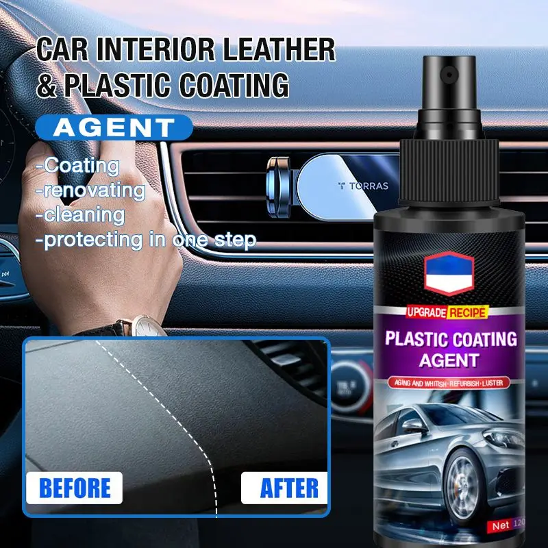 

Car Plastic Restorer Back To Black Gloss Car Cleaning Products Plastic Leather Restore Auto Polish And Repair Coating Renovator