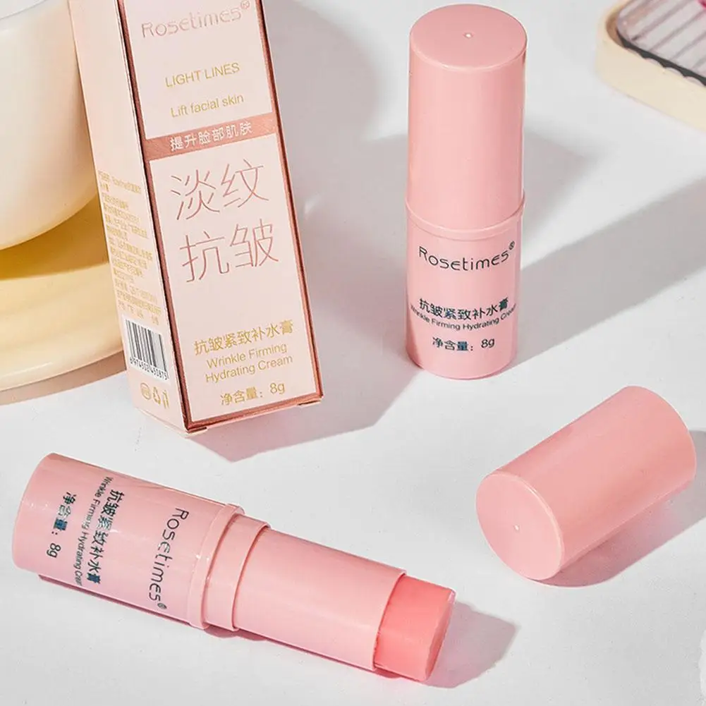 30/20/10/5/3pcs Rosetimes Wrinkle Firming Hydrating Stick 8g Anti Aging Neck Eye Moisturizer Firming Cream Portable Skincare